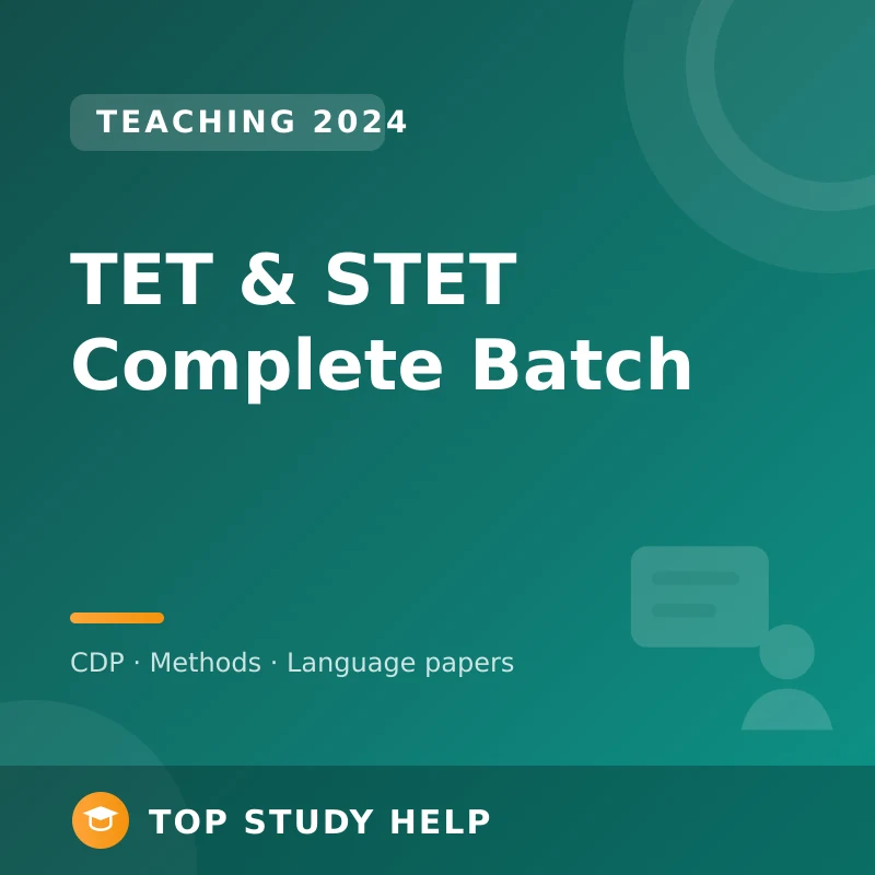 TET & STET 2024 Complete Batch